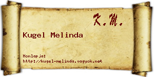 Kugel Melinda névjegykártya